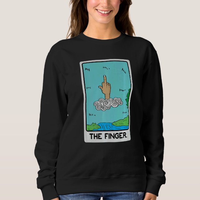 The Finger Joker or  Person Sweatshirt (Vorderseite)