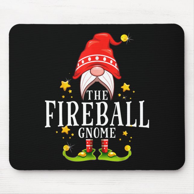 The Fireball Gnome Christmas Matching  Mousepad (Vorne)