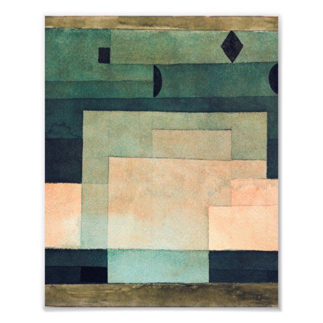 The Firmament Above the Temple (1922) by Paul klee Fotodruck (Vorne)