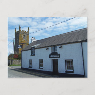 The First & Last Pub in England, Sennen, Cornwall. Postkarte