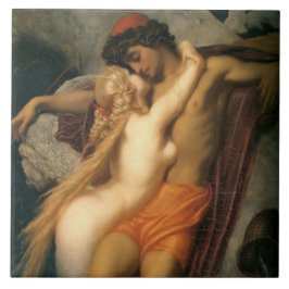 The Fisherman and the Siren (von Frederic Leighton Fliese