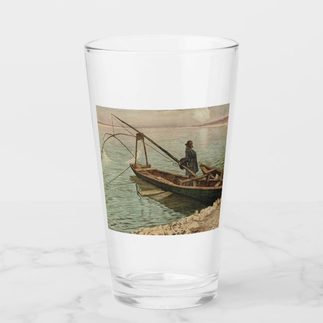 The Fisherman (von Max Kurzweil) Glas (Vorderseite)