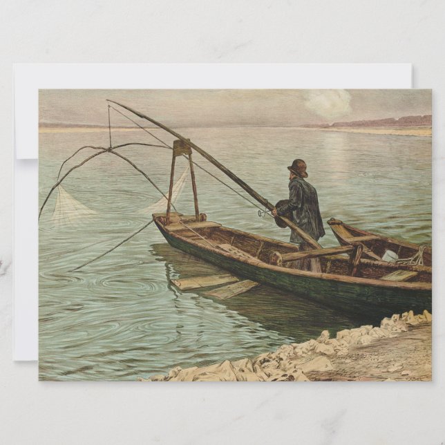 The Fisherman (von Max Kurzweil) Karte (Vorderseite)