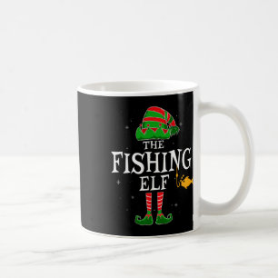 The Fishing Elf Group Matching Family Weihnachten Kaffeetasse