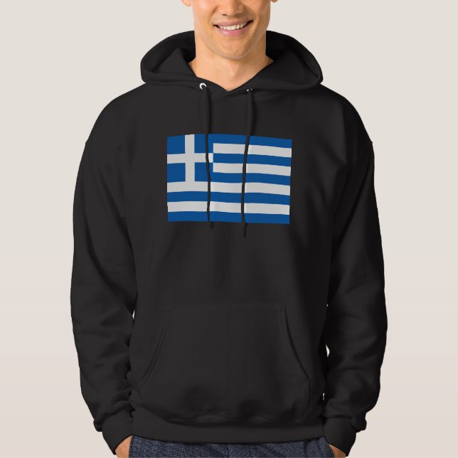 The flag of Greece  Hoodie (Vorderseite)