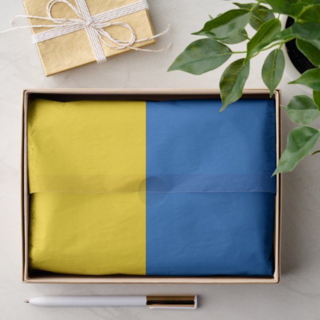 The Flag of Ukraine Seidenpapier (Geschenk)