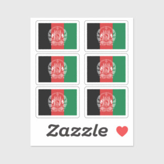 The flagge Afghanistan Collection pack of 6 Aufkleber