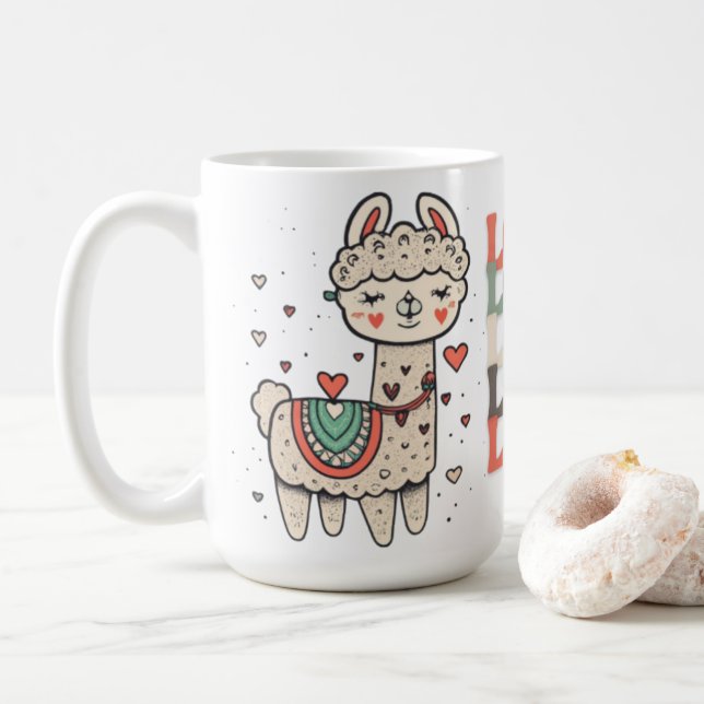 The Flame of Love Kaffeetasse (Mit Donut)