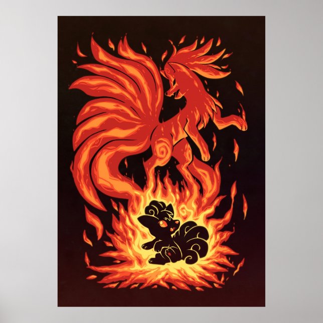 The Flame Tailed Fox Within Poster (Vorne)