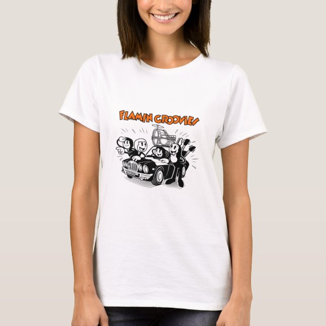 The Flamin Groovies American 60er 70er Rock Band M T-Shirt (Vorderseite)