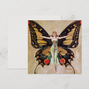 The Flapper Girl's Metamorphosis to Butterfly 1922
