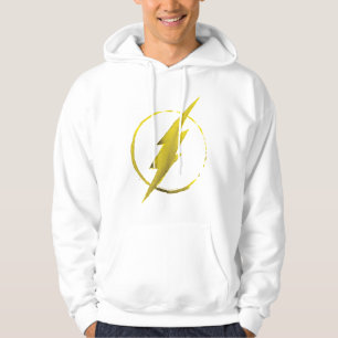 The Flash Gelbes Brust-Emblem Hoodie