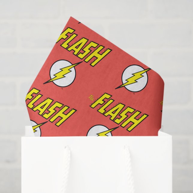 The Flash Name & Blitz Logo Seidenpapier (Geschenktüte)