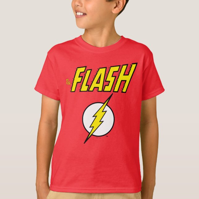 The Flash Name & Blitz-Logo T-Shirt (Vorderseite)