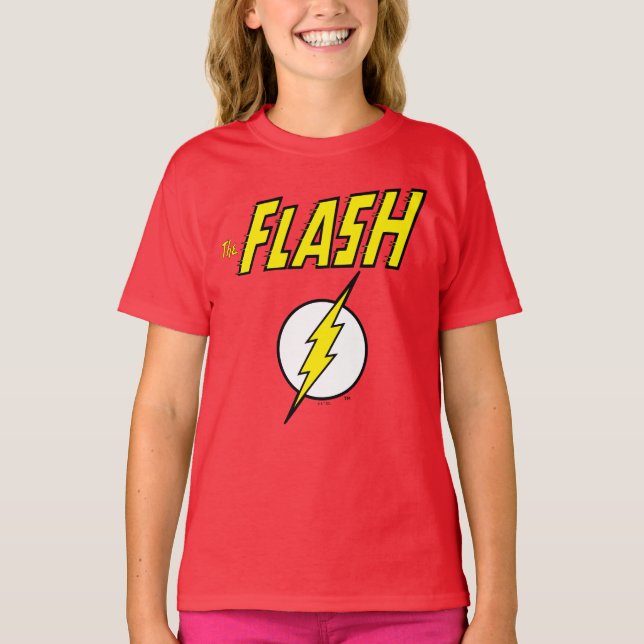 The Flash Name & Blitz Logo T-Shirt (Vorderseite)