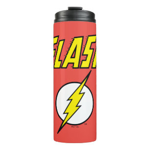 The Flash Name & Blitz-Logo Thermosbecher