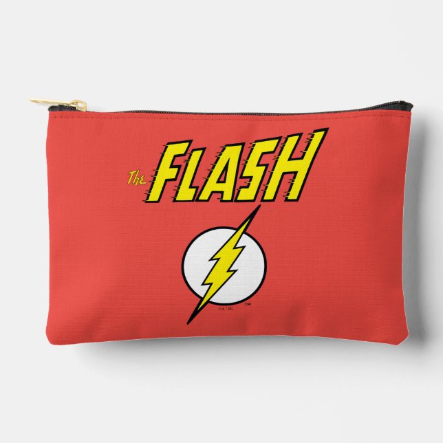 The Flash Name & Blitz-Logo Zubehörtasche (Vorderseite)
