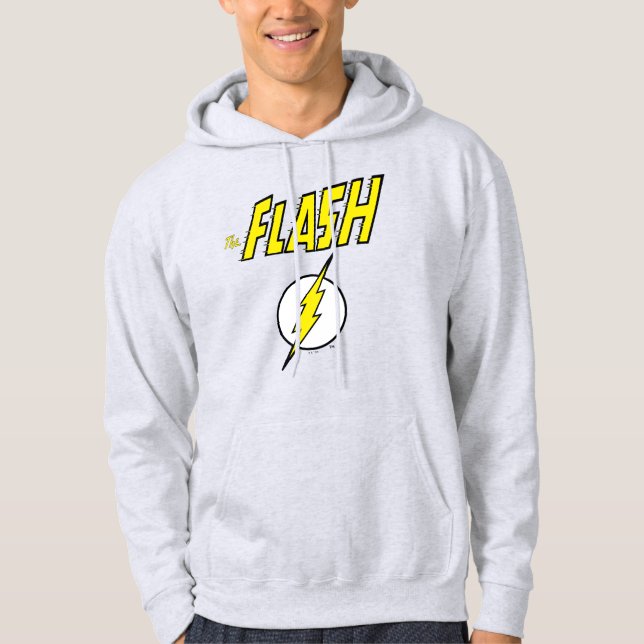 The Flash Name & Lightning Bolt Logo Hoodie (Vorderseite)