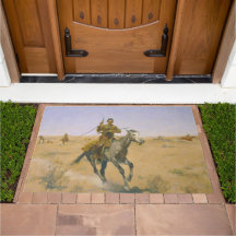 The Flight Frederic Remington 1895 Cowboy-Amerikan