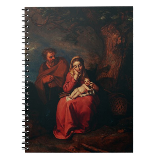The Flight into Egypt by Abraham Bloemaert  Notizblock (Vorderseite)