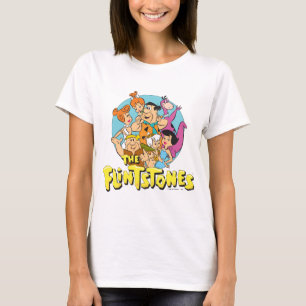 The Flintstones and Rubbles Family Graphic T-Shirt