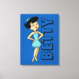 The Flintstones   Betty Rubble Leinwanddruck