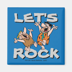 The Flintstones   Fred & Barney - Let's Rock Magnet