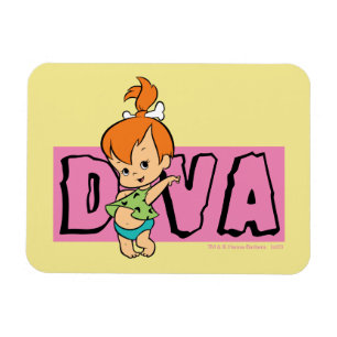 The Flintstones Pebbles - Little Diva Magnet
