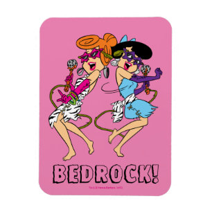 The Flintstones Wilma & Betty Rock Stars Magnet