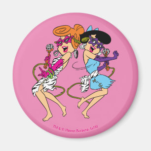 The Flintstones Wilma & Betty Rock Stars Magnet