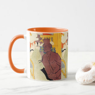 The Flirt (Ein Engländer) von Toulouse Lautrec Tasse