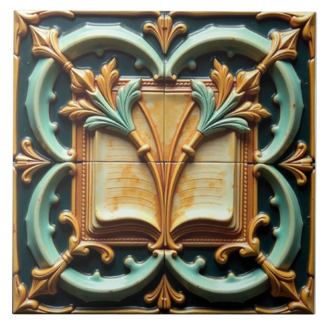 The Floral Codex Fliese (Vorderseite)