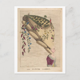 The Flower Garden May 1, 1777 Postkarte