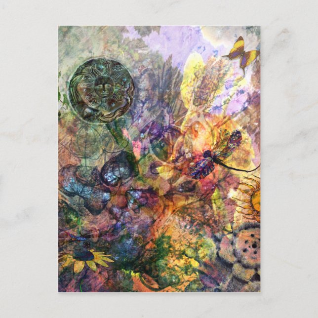 The Flower Garden Postkarte (Vorderseite)