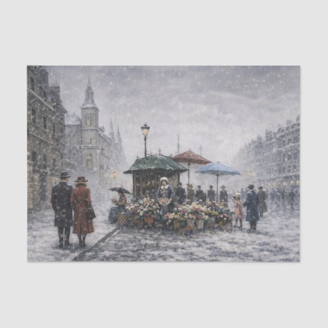 The Flower Market Seidenpapier (Vorderseite)