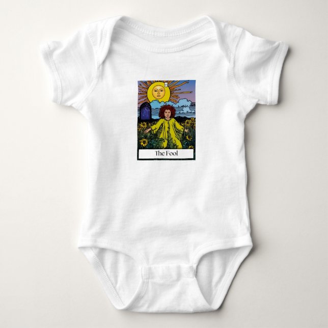 "The Fool"-Tarot-Card-Säugling - ein Stück Baby Strampler (Vorderseite)