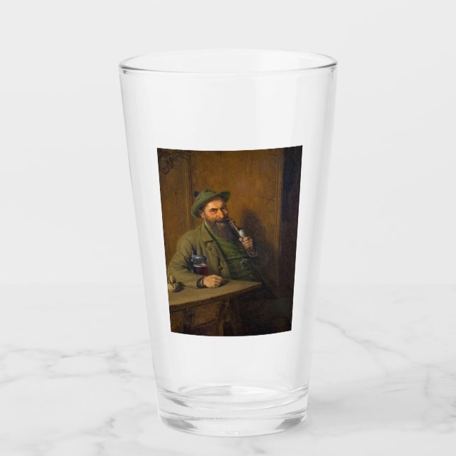 The Forest Ranger (von Eduard von Grützner) Glas (Vorderseite)