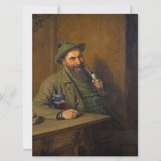 The Forest Ranger (von Eduard von Grützner) Karte (Vorderseite)