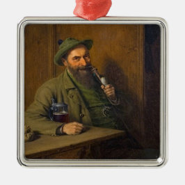 The Forest Ranger (von Eduard von Grützner) Ornament Aus Metall