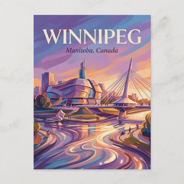 The Forks Kanada Postkarte (Vorderseite)