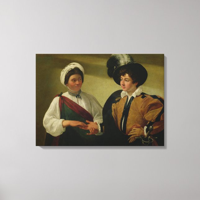 The Fortune Teller, c.1596-97 Leinwanddruck (Vorderseite)