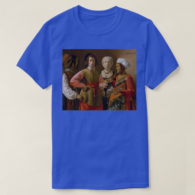 The Fortune Teller Georges de La Tour T-Shirt (Design vorne)