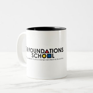 The Foundations School at CCE Mug Zweifarbige Tasse