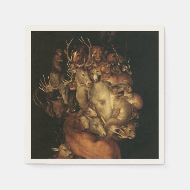 The Four Elements: Earth - Giuseppe Arcimboldo Serviette (Vorderseite)