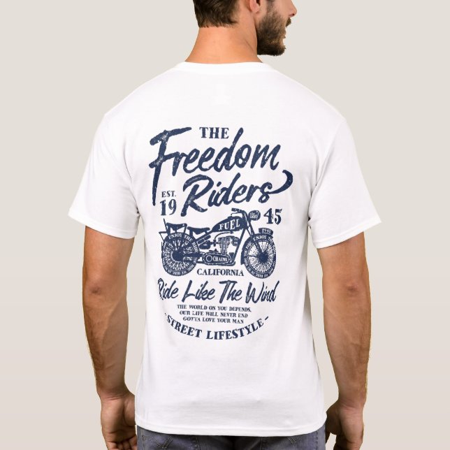 The Freedom Riders T-Shirt (Rückseite)