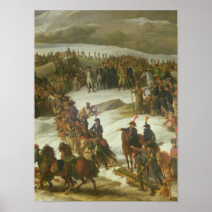 The French Army Crossing the St. Bernard Pass Poster
