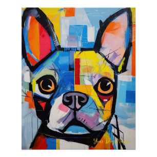 The French Bulldog Dog Portrait 001 - Sable Gabrie Poster