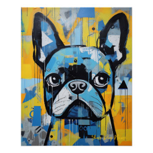 The French Bulldog Dog Portrait 002 - Sable Gabrie Poster