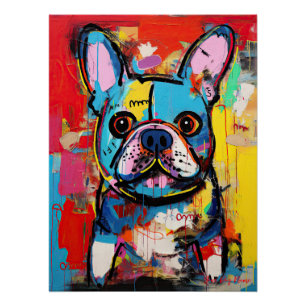 The French Bulldog Graffiti 03 - Leonardo Abbacchi Poster