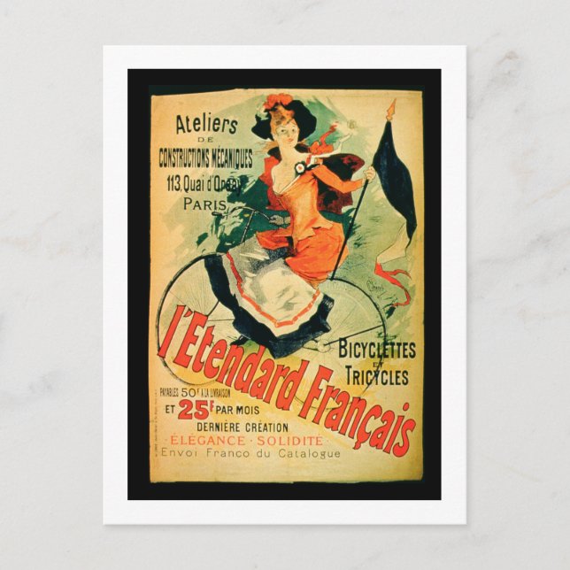 'The French Standard', Plakat für die 'Ate' Postkarte (Vorderseite)